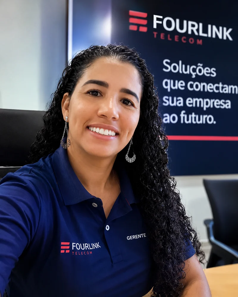 Atendimento comercial B2B da Fourlink